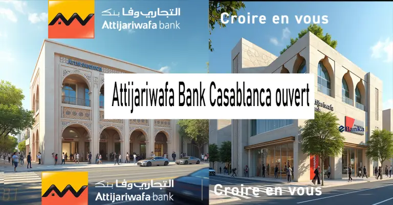 Attijariwafa Bank Casablanca ouvert