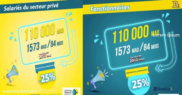 Crédit Consommation Wafasalaf au Maroc