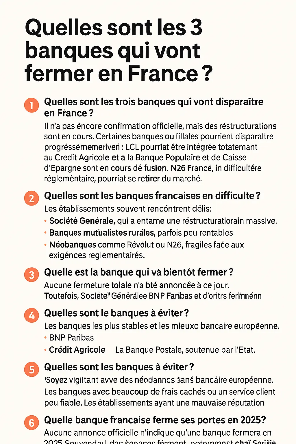 Quelles Banques Vont Fermer en France ? 